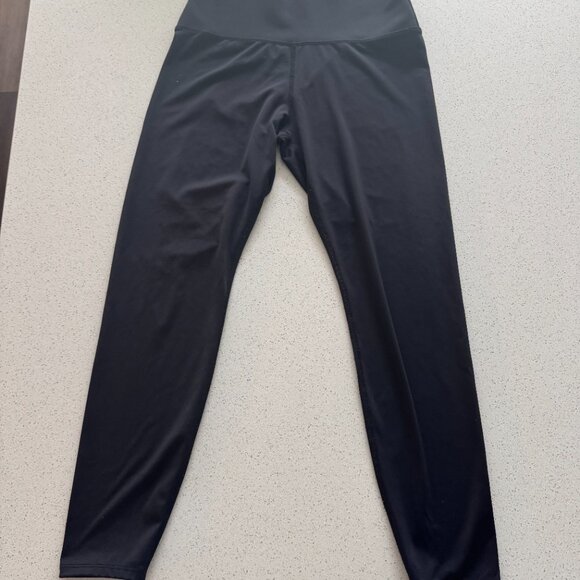 Carbon38 | High Rise Full-Length Legging in Diamond Compression - Black Sz. Lg - Picture 7 of 7
